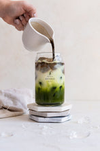 Load image into Gallery viewer, Layered Hojicha Matcha Latte - Matcha Oishii