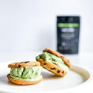 Matcha Green Tea Ice Cream Sandwich - Matcha Oishii