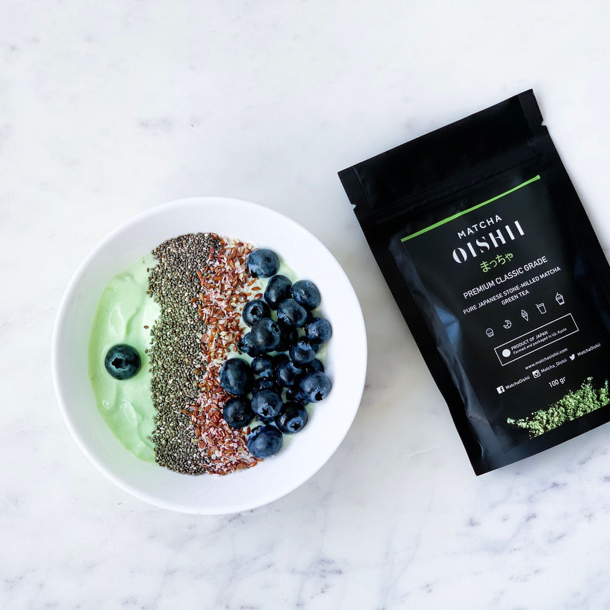 Matcha Yogurt Bowl Matcha Oishii