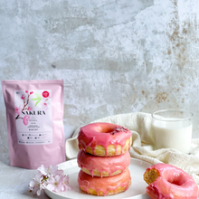 Load image into Gallery viewer, Cherry Blossom Donuts - Matcha Oishii